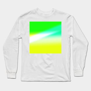 yellow green orange abstract texture Long Sleeve T-Shirt